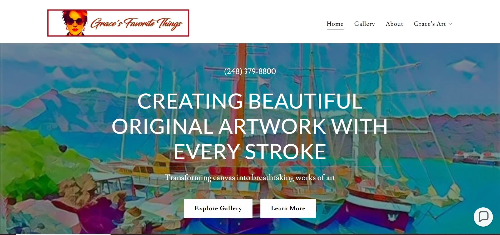 image of Grace Tapert's home page