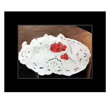 Heirlooms and Cherries. Colored Pencil Painting