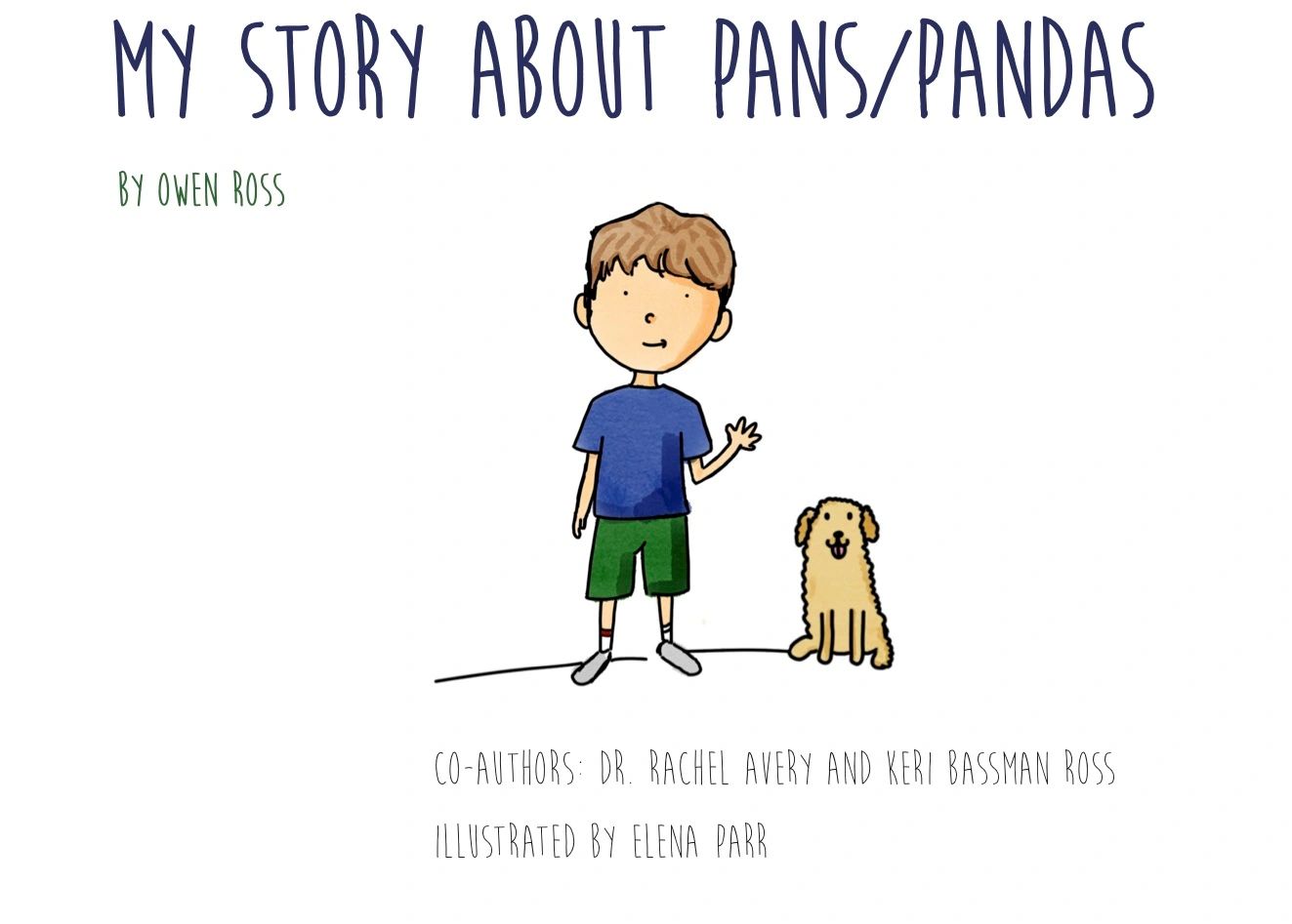 Children's book cover about pans and pandas by Owen Ross.