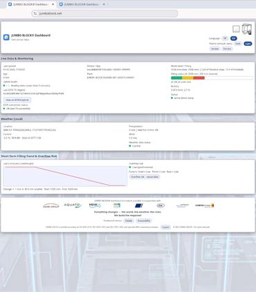 JUMBO BLOCK Dashboard UI