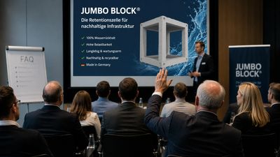 FAQ : Frequently Asked Questions - Auf einem JUMBO BLOCK Seminar.