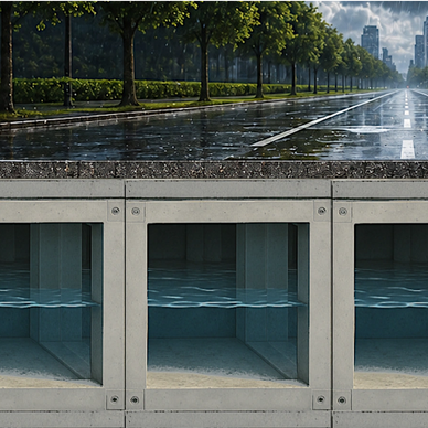 The JUMBO BLOCK System is a Solution that strengthens the long-term resilience of urban areas.