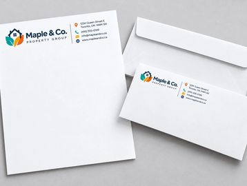 Letterhead and envelopes