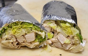 Chicken Caesar wrap.