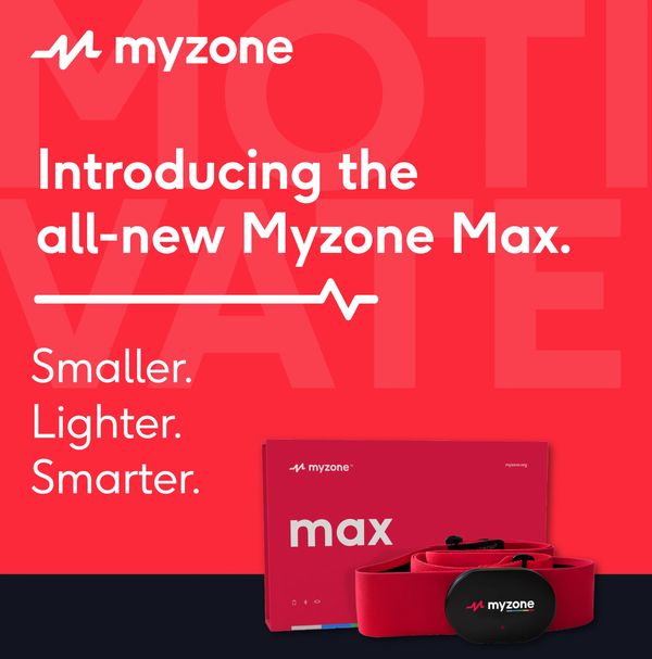 Introducing the all-new Myzone Max: smaller, lighter, and smarter.