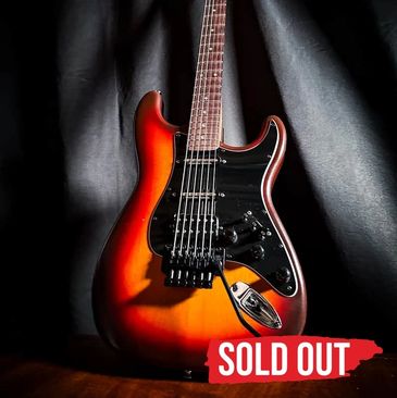 Sold out: If It Weren’t for Huff #1022, sunburst JTal guitar