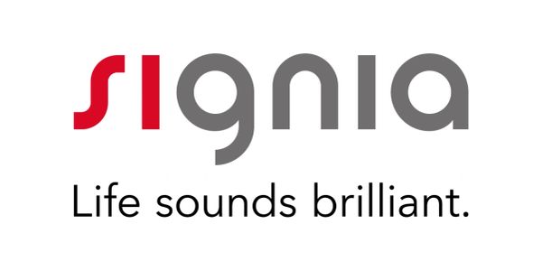 Signia logo with slogan.