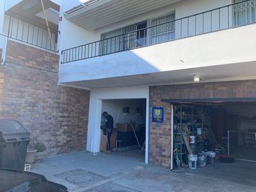 Outside tiling work completed for a renovation.