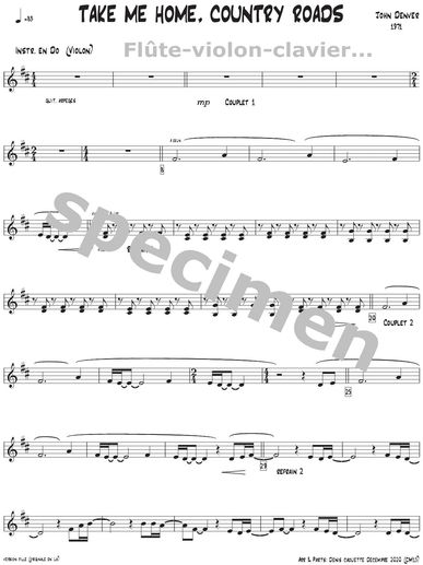 Arrangements facile pour les vents (concert) et violon