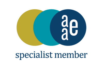 American Association of Endodontics certification of membership as a specialist logo