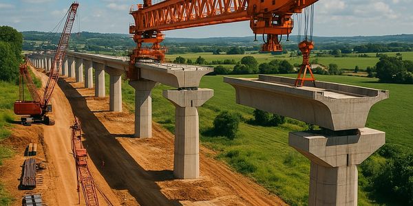 Construction of high speed rail system