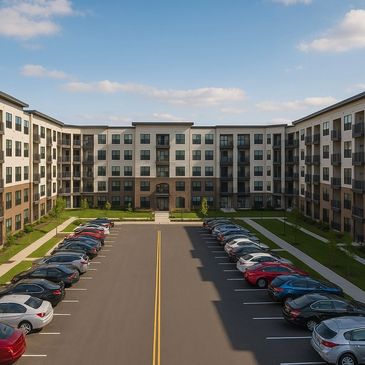 Multi-family housing units.