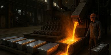 Aluminum ingot plant