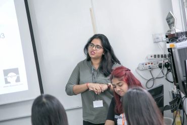 Presentation about the classes conducted at Donason Deen Education Centre by Ms Kamini