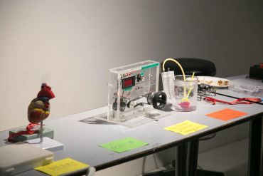 In house developed equipment for teaching Faraday's law of electromagnetic induction