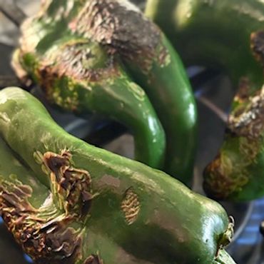 Smoky Roasted/Grilled Poblanos