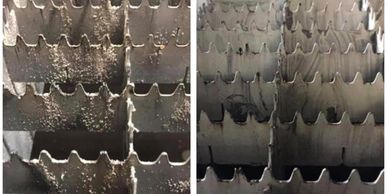 Before and after Laser Coat 12