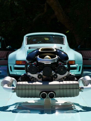 Porsche singer engine and car