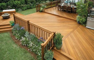 deck with a new stain
