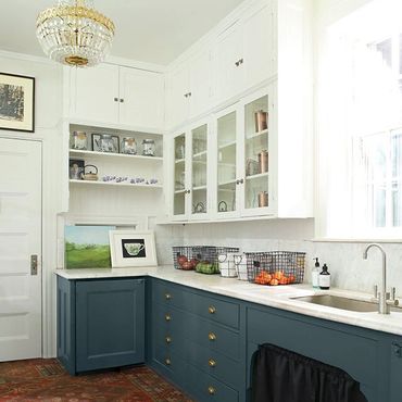 change of paint to some cabinets
