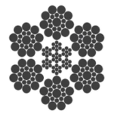 Pattern of black circles forming a geometric design.