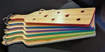 Rainbow Bamboo Paddles