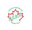 Logo of the Canadian Construction Workers Union with a maple leaf design.