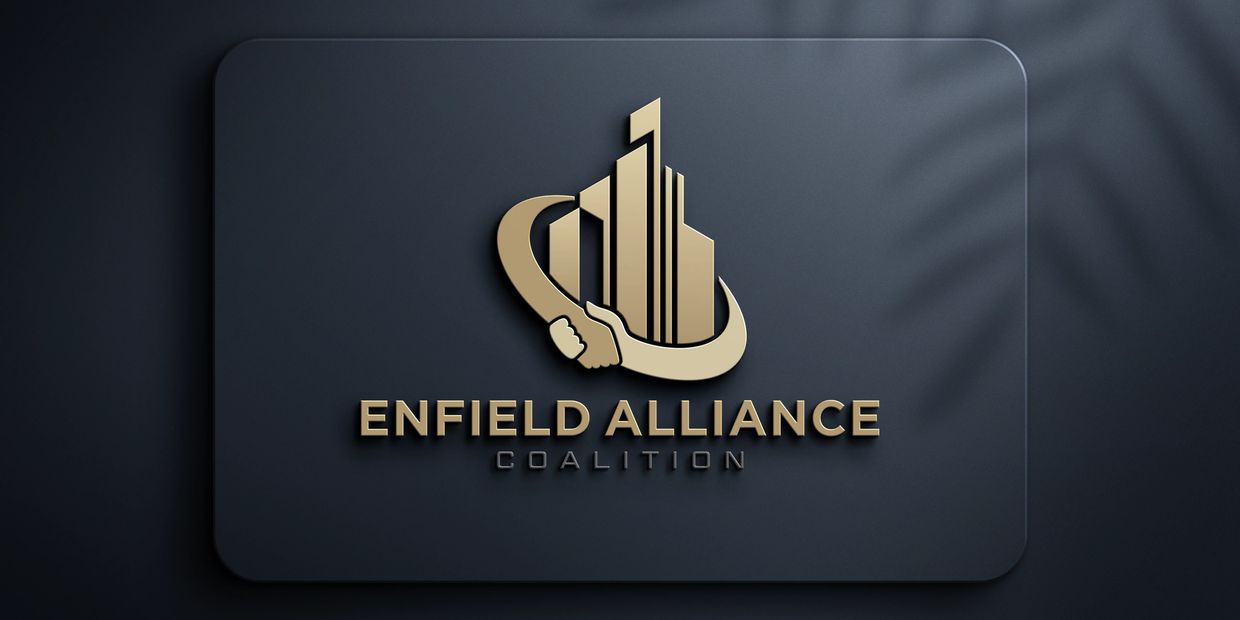 Enfield Alliance Coalition Black and Gold Logo