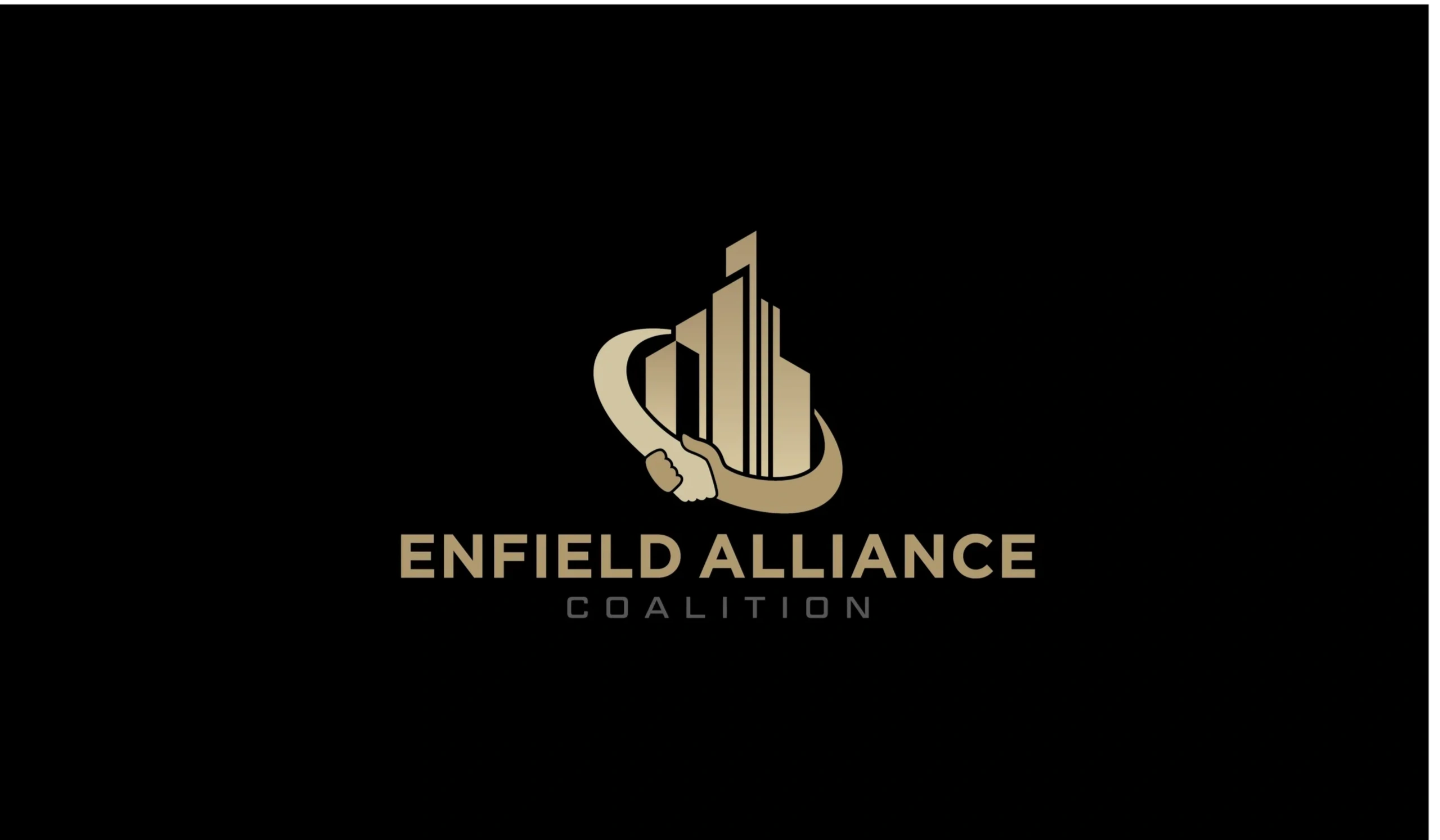 Enfield Alliance Coalition black and gold logo