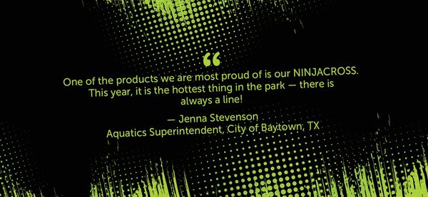 waterpark water park ninjacross ninja cross attraction aquatics revenue profit