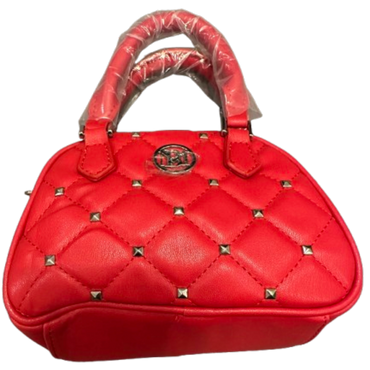 A wide background with red bags