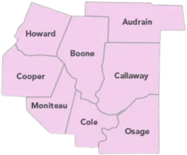 Columbia Missouri, and Mid-Missouri service area