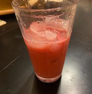 Carrot beet drink with condensed milk