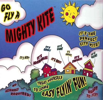 Go fly a Mighty Kite.  The Perfect City Kite!