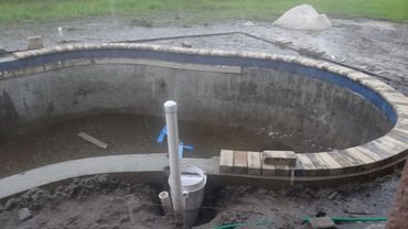 Swimming Pool Construction - Tile work