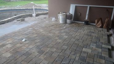 Swimming Pool Construction - Tile Decking