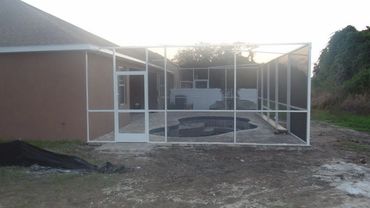 Swimming Pool Construction - Enclosure Setup