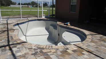 Swimming Pool Construction - Gunite complete