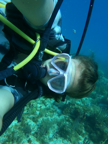 Lily Stroh: owner scuba diving in Florida