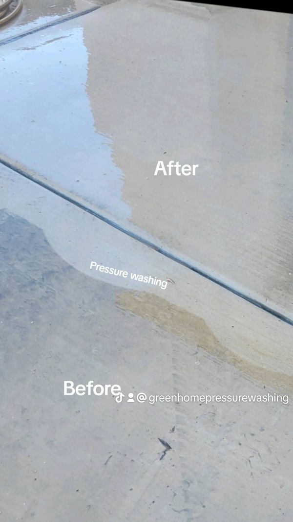 Pressure Washing With Surface Cleaner