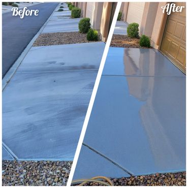 Henderson, NV driveway clean