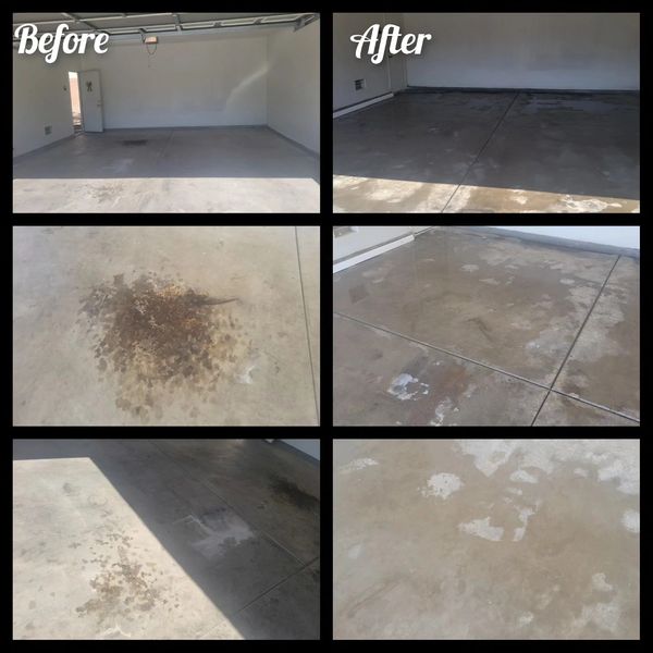 Removing Grease From Garage Floor