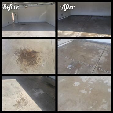 Oil Removal from garage in Las Vegas, Nevada