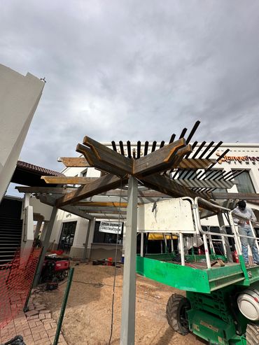 Steel Shade Structure Scottsdale, Arizona