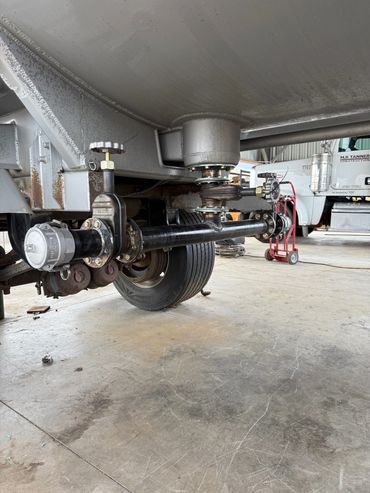 Oil tanker plumbing setup