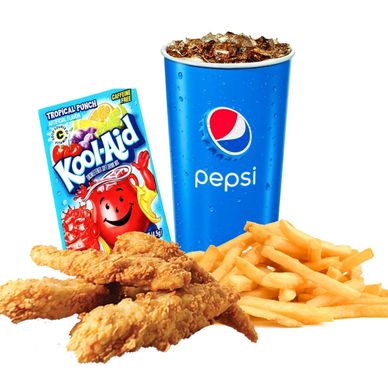 Traditional Combo served with a soft drink and any types of fries
6 pcs - Choose 1 flavor
10 pcs - C