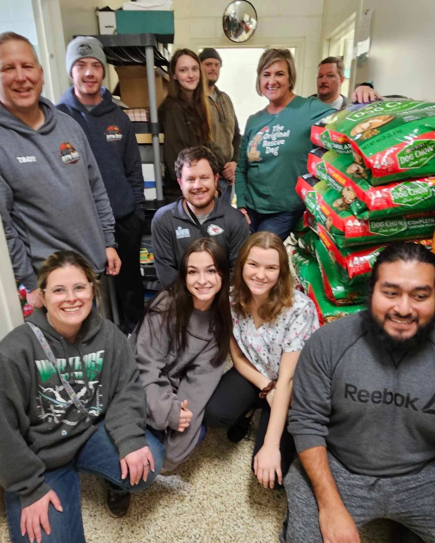 RTN Dog Training and Boarding Raised and Donated over 2000Lbs of dog food for Care  Humane Society!