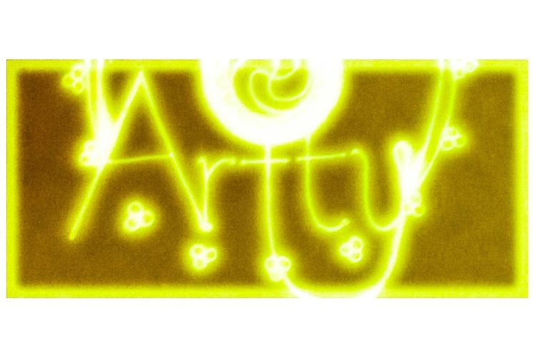 artty logo in yellow