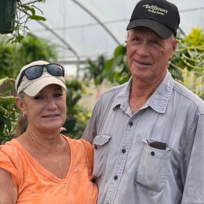 Marian and Jimmy Cates, owners of Bellflower Garden Center
