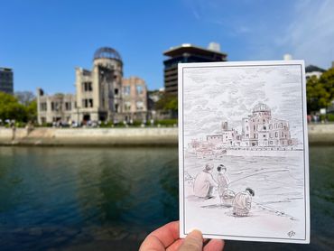 Urban sketching in Hiroshima